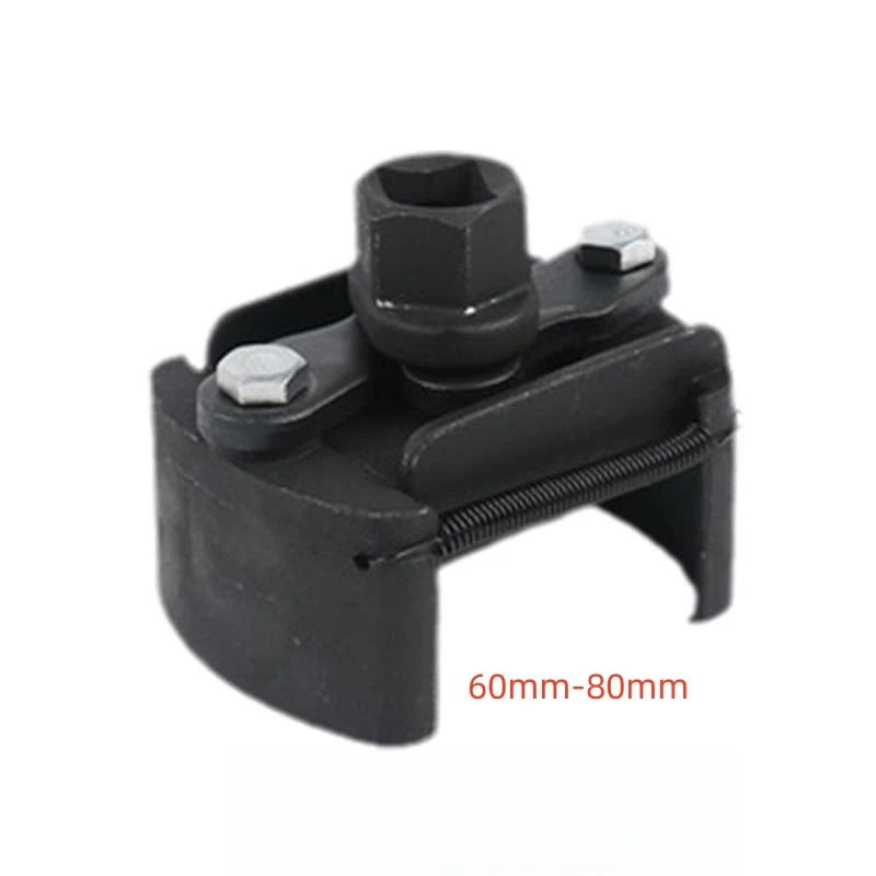 Universal Adjustable New Two-Jaws Oil Filter Wrench Filter 60-80mm Filter Wrenches Remover Steel Fuel Cast Two-Claw P2D7