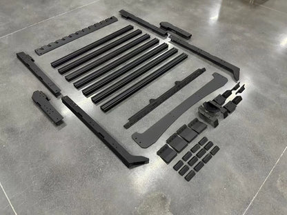 Premium Roof Rack System for Ford Bronco 2021-2025 - Side Ladder + Storage Bag + Roof Platform