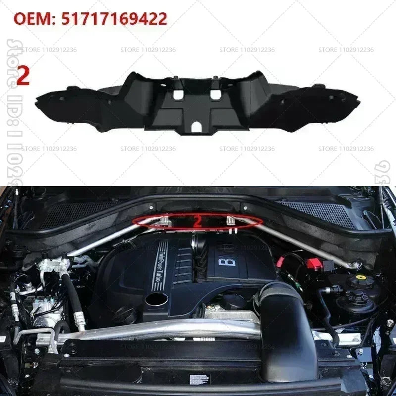 For 2007-2014 BMW X5 X6 E70 E71 Partition Panel Engine Compartment 51717169421 51717169422 51717169419 51757171791 64316945583