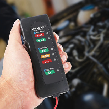 12V Car Battery Tester Automotive Alternator Checker Analyzer for Battery Charging System