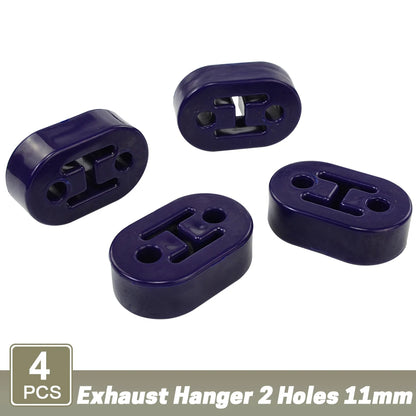 VR - Polyurethane Exhaust/Muffler SHORT HANGERS 4pcs/lot Universal Muffler Hangers Red or Blue VR8952