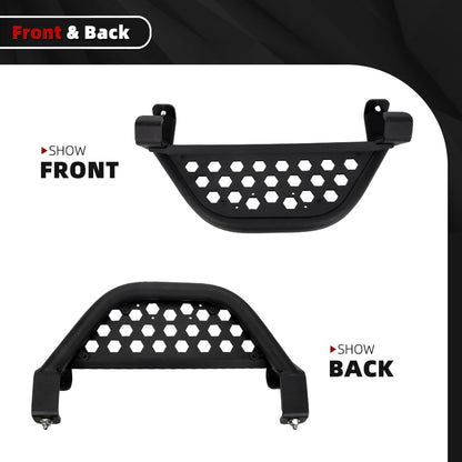 RASTP-2Pcs Car Side Steps Non-Slip Auto Front Rear Door Steps for Ford Bronco 21-23+ w/rockrails 2/4-Door Models TBS012