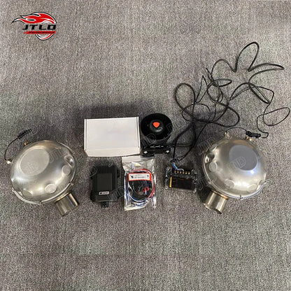 JTLD With High Pitch Exhaust Electronic Active Exhaust Drums Booster Speakers Sound With Remote Control Smartphone Controller