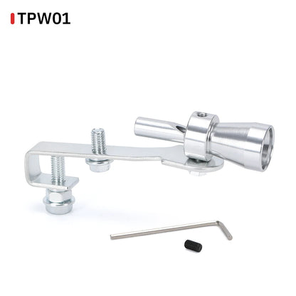 S/M/L/XL Vehicle Refit Device Exhaust Pipe Turbo Sound Whistle Car Turbmuffler Universal Sound Simulator Car Turbo Sound Whistle
