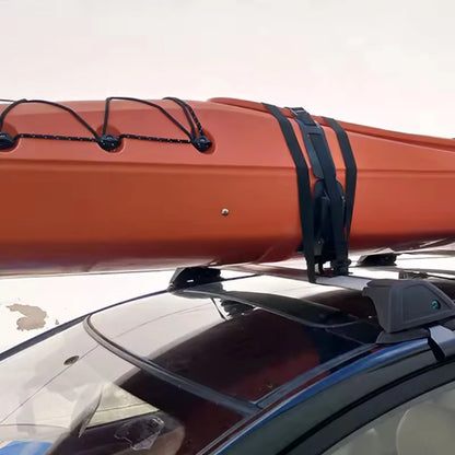 Car Roof Kayak Carrier Saddle Watercraft Roof Rack Arm Canoe Boat Carrier - Top-Mount Kayak Rack for Vehicle