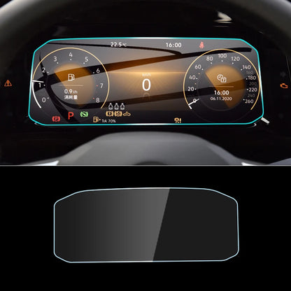 For Volkswagen VW Golf 8 MK8 2020 2021 2022 2023 GTI R R-line Tempered Glass Car Navigation Screen Protector Film Accessories