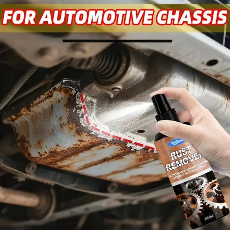 Heavy-Duty Metal Rust Remover Lubricant Spray - Multi-Purpose Brake & Chain Degreaser, Friction-Reducing Formula with Corrosion