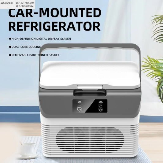 15L Small Car Refrigerator 24V12V Digital Display Portable Fridge Freezer for Vehicle 15L-B