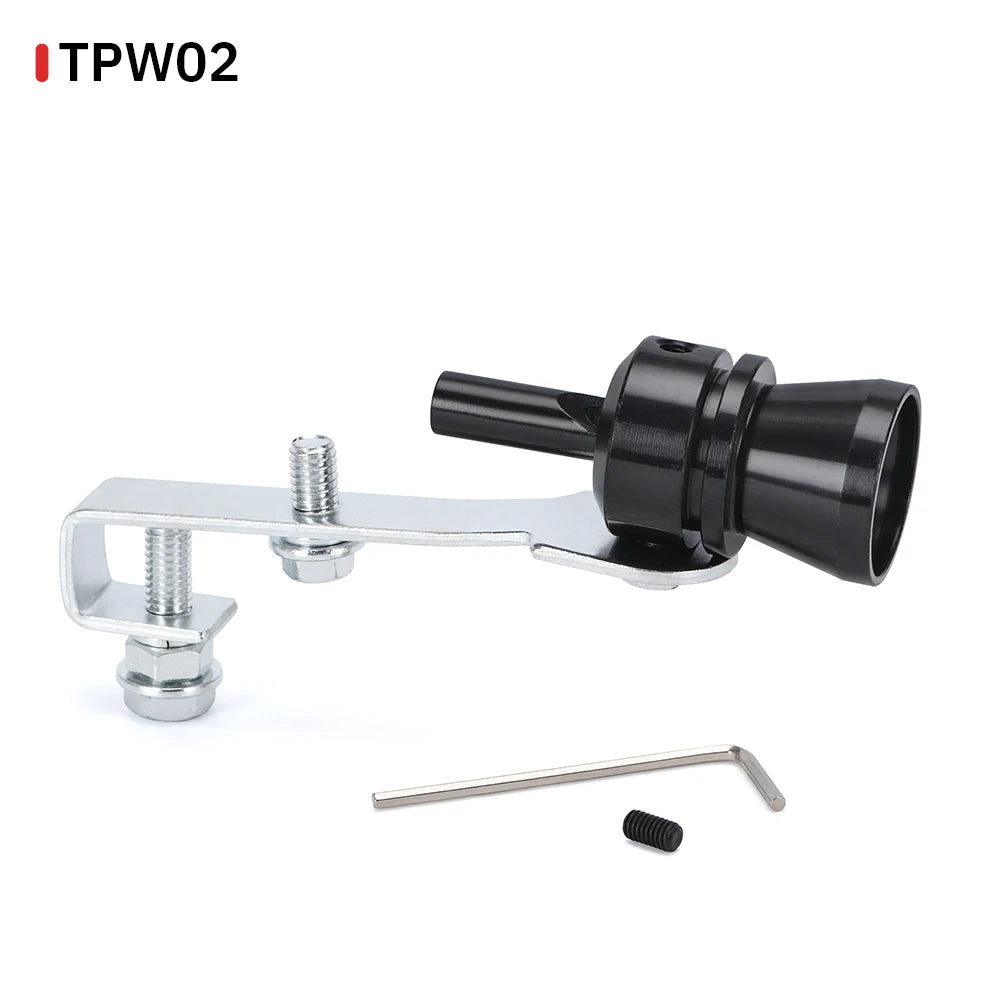 S/M/L/XL Vehicle Refit Device Exhaust Pipe Turbo Sound Whistle Car Turbmuffler Universal Sound Simulator Car Turbo Sound Whistle