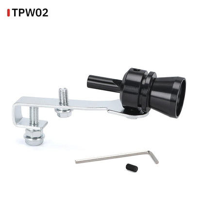 S/M/L/XL Vehicle Refit Device Exhaust Pipe Turbo Sound Whistle Car Turbmuffler Universal Sound Simulator Car Turbo Sound Whistle