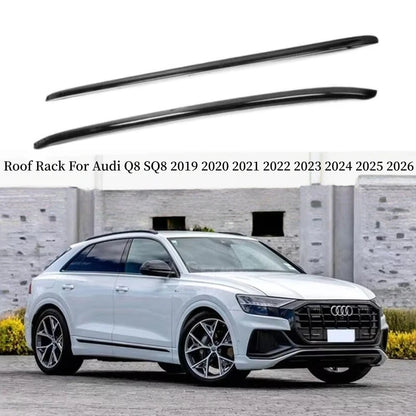 Roof Rack For Audi Q8 SQ8 2019 2020 2021 2022 2023 2024 2025 2026 Luggage Racks Rails Bar Carrier Bars Top Rail Aluminum Alloy