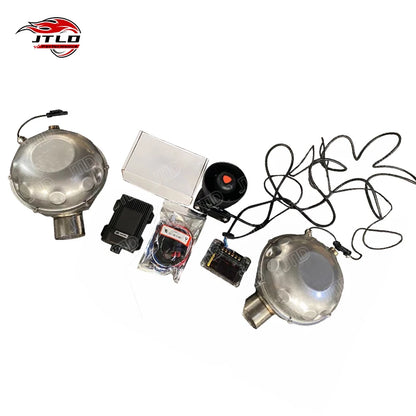 JTLD With High Pitch Exhaust Electronic Active Exhaust Drums Booster Speakers Sound With Remote Control Smartphone Controller