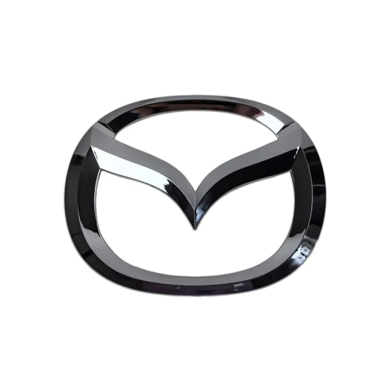 Plastic Car Front Trunk Emblem for Mazda 5 Logo Steering Wheel Badge 3D Body Replaced Sticker Rear Tail Refitting Decoration