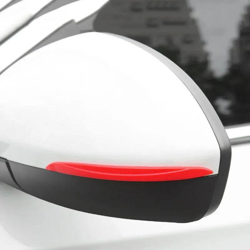 4/6PCS Set Universal Scrape Guard Bumper Guards Car Door Edge Protector Rearview Mirror Protection Sticker Protective Strip