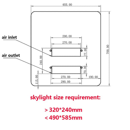 Aspligo 13500BTU RV Roof Air Conditioning 12V 24V Electric Parking Air Conditioner For Truck Camper Van Caravans Motorhome