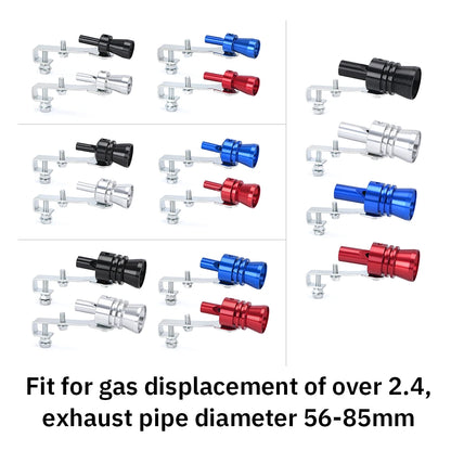 S/M/L/XL Vehicle Refit Device Exhaust Pipe Turbo Sound Whistle Car Turbmuffler Universal Sound Simulator Car Turbo Sound Whistle