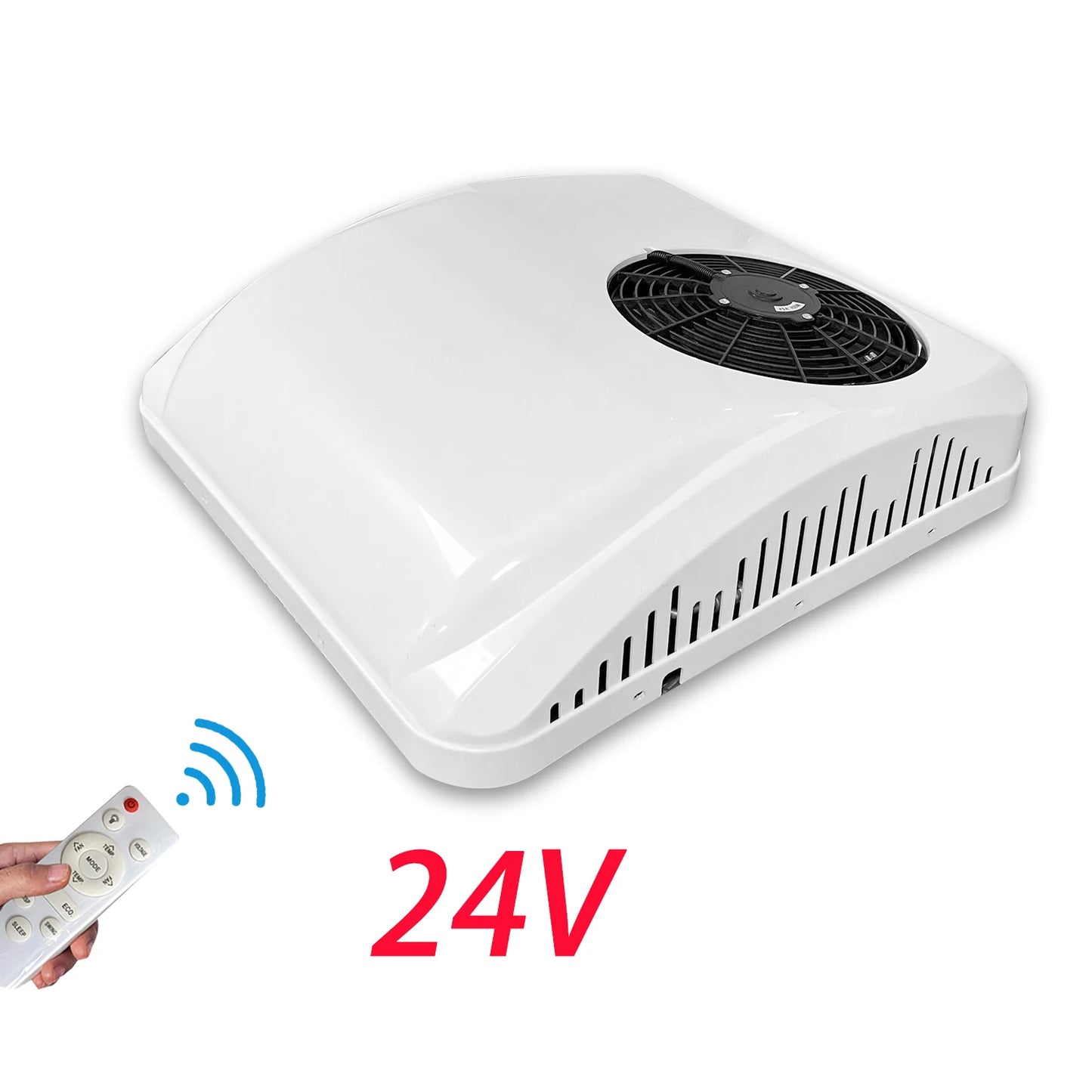 Aspligo 13500BTU RV Roof Air Conditioning 12V 24V Electric Parking Air Conditioner For Truck Camper Van Caravans Motorhome