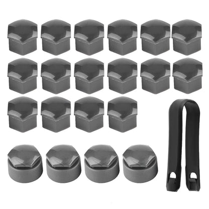 16pcs 17mm Nut Car Wheel Auto Hub Screw Protection Antitheft Cover Cap