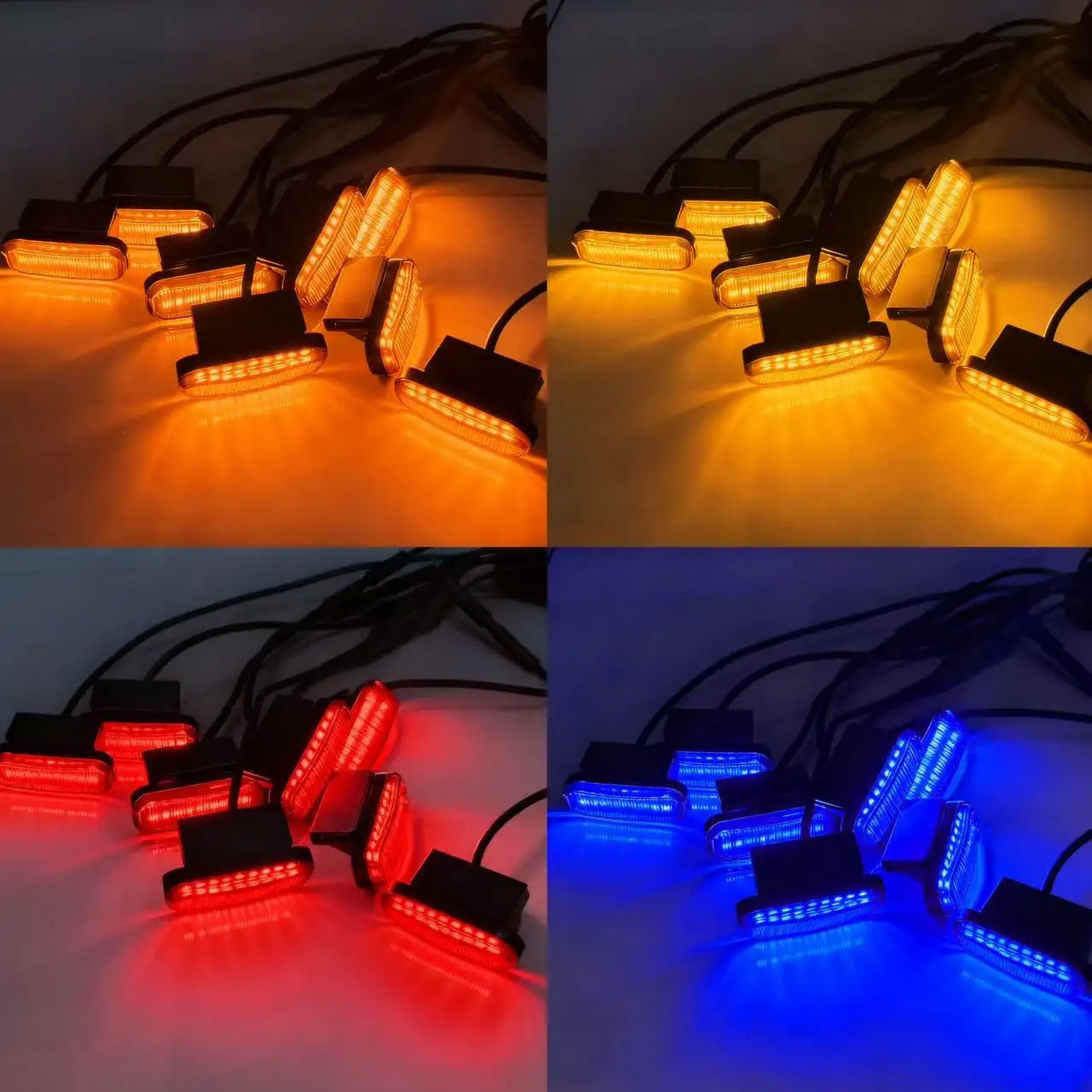 FOR FORD RANGER LED Car Lights Front Grille LED Light Safety Warning Light Harness Car Accessories LED Signal Lamps