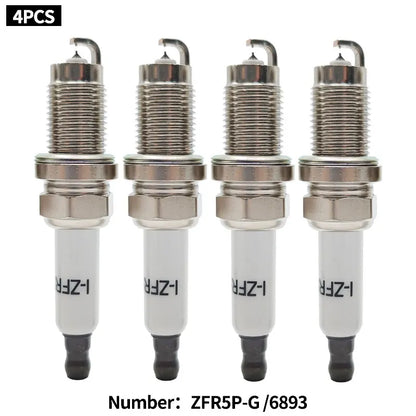 101 905 601B Candles Replace ZFR5P-G/6893 Dual Iridium Spark Plugs For Sagitar/Magotan/Jingrui/POLO/Bora/Golf/Mingrui