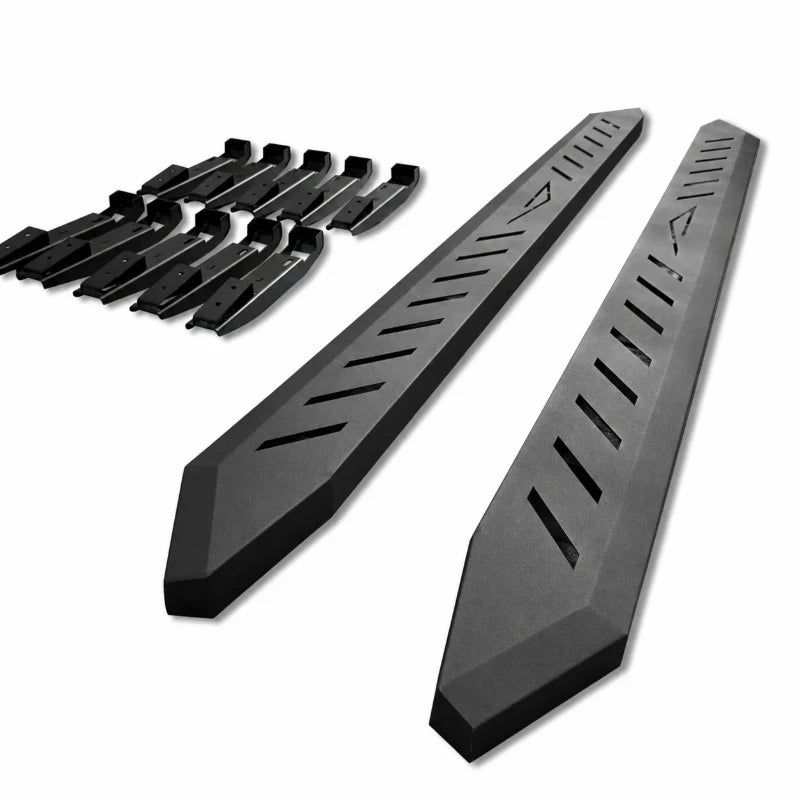 Left‑Right Set Anti‑Slip Carbon Steel Side Steps Running Boards, Exterior Upgrade Parts Fit Cybertruck