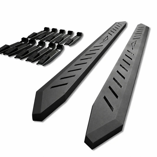 Left‑Right Set Anti‑Slip Carbon Steel Side Steps Running Boards, Exterior Upgrade Parts Fit Cybertruck