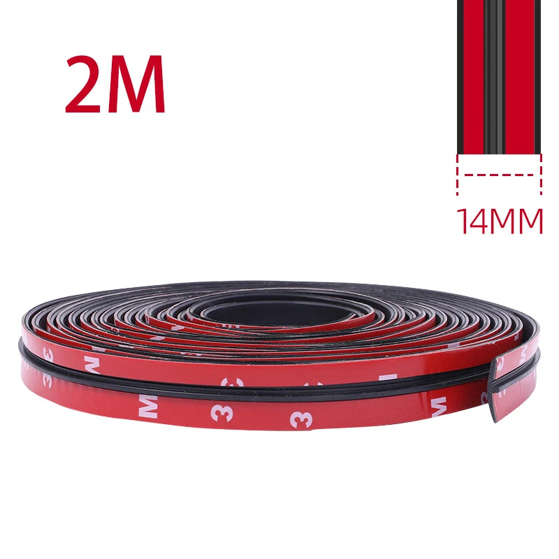 Car T-type Sealing Strip Front Windshield Skylight Window Top Dust and Waterproof Strip Car Roof Skylight Seal Protection Strip
