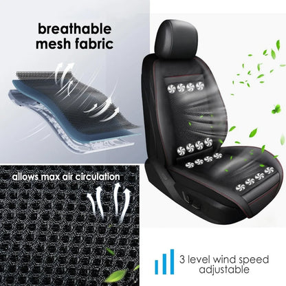 For Model Y 2017-2024 & Model 3 2017-2023 Cooling Car Seat Cushion, Front Seat Cover Summer Hair Dryer Cooling Accessories