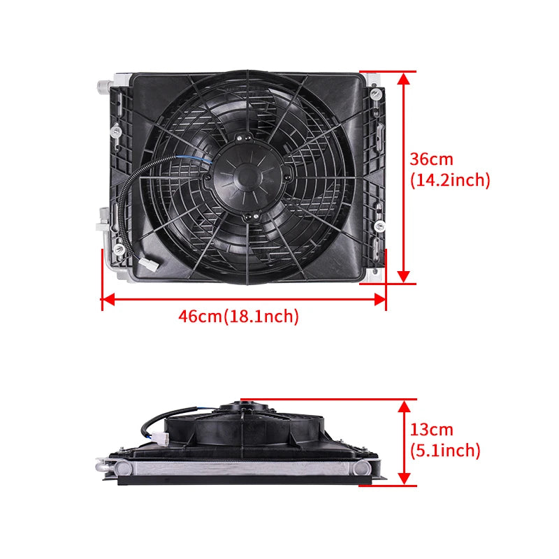 Universal Automotive Auto Electric Air Conditioning Compressor 12V 24V for Car Van Street Rod Hot Classic A/C Conditioner
