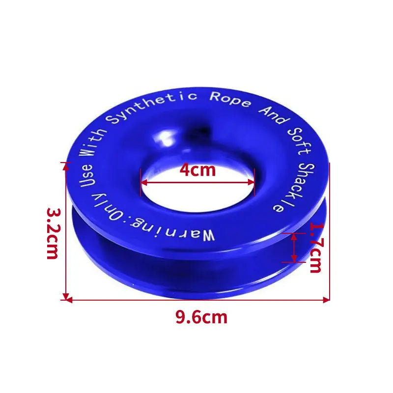 Off-Road Vehicle Self-Recovery Towing Kit with Winch, Movable & Fixed Pulleys, Knot Rope, Soft Shackles, Tow Strap and Recovery