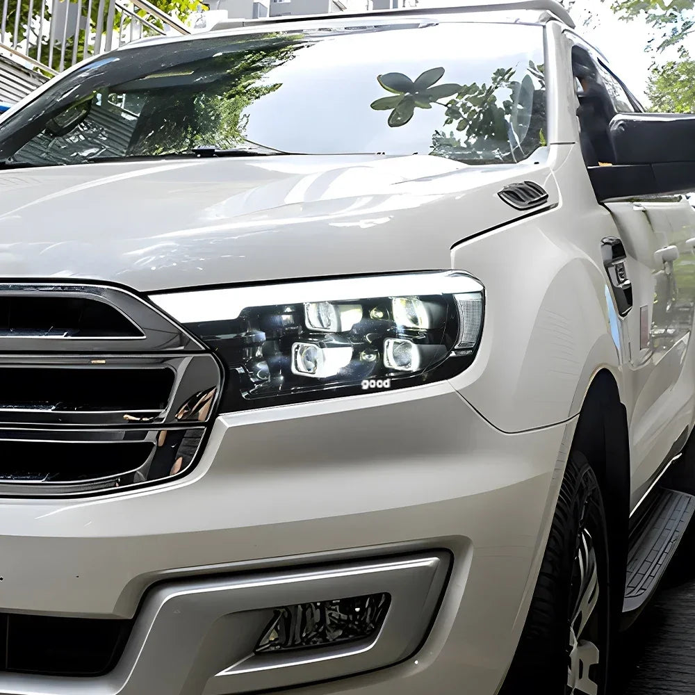 For Ford Ranger 2016-2020 LED Auto Headlights Assembly Upgrade Dynamic DRL 4 Projector Lens Tool Car Front Lamps Accessories