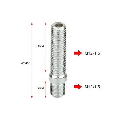 M12x1.25,M12x1.5,M14x1.25,M14x1.5 Extended Wheel Studs Conversion Tall Lug Bolts Screw Adapter Kit High Quality 1 Piece