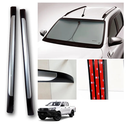 Car Roof Rack For Hilux Revo Rocco 2015 2016 2017 2018 2019 2020 2021 2022 Aluminum Alloy Bracket Luggage Truck Vehicle