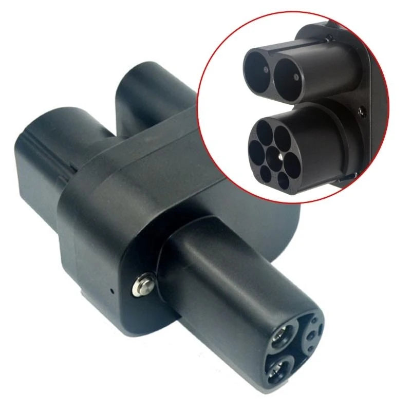 Lightweight CCS2 Converter Portable CCS2 Charging Converter Efficient CCS2 Adapter Plastic Simple Installation for Auto D7YA