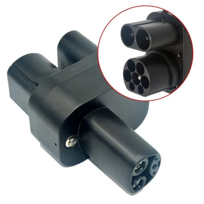 Lightweight CCS2 Converter Portable CCS2 Charging Converter Efficient CCS2 Adapter Plastic Simple Installation for Auto D7YA