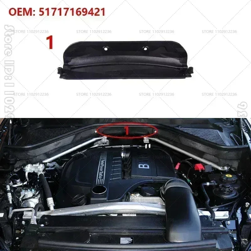 For 2007-2014 BMW X5 X6 E70 E71 Partition Panel Engine Compartment 51717169421 51717169422 51717169419 51757171791 64316945583
