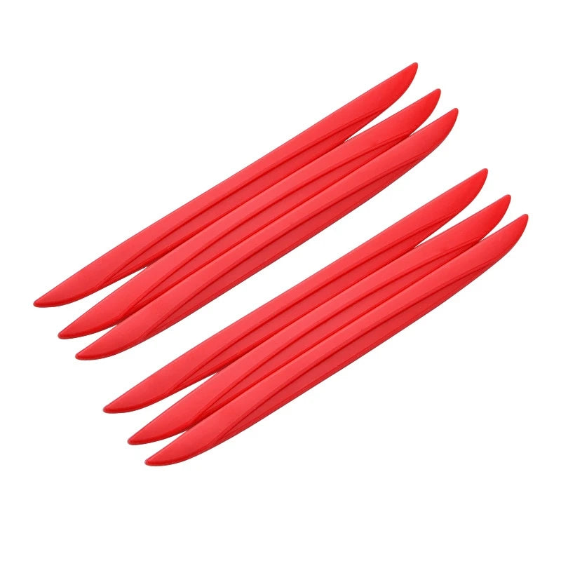 4/6PCS Set Universal Scrape Guard Bumper Guards Car Door Edge Protector Rearview Mirror Protection Sticker Protective Strip