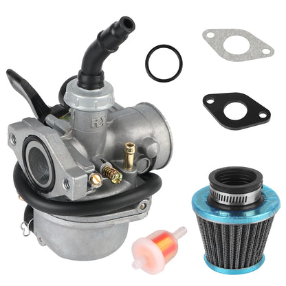 For 50cc 70cc 80cc 90cc 110cc 125cc ATV Dirt Pit Bike with 35mm Air Filter 19mm Carb PZ19 Carburetor Universal Fuel Filter