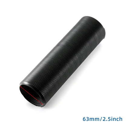 63mm 76mm Car Cold Air Intake Tube 2.5inch 3inch Black Universal Flexible Air Inlet Pipe System Automobile Air Intake Hose