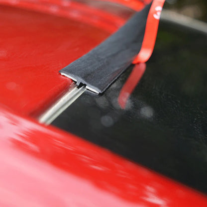 Car T-type Sealing Strip Front Windshield Skylight Window Top Dust and Waterproof Strip Car Roof Skylight Seal Protection Strip
