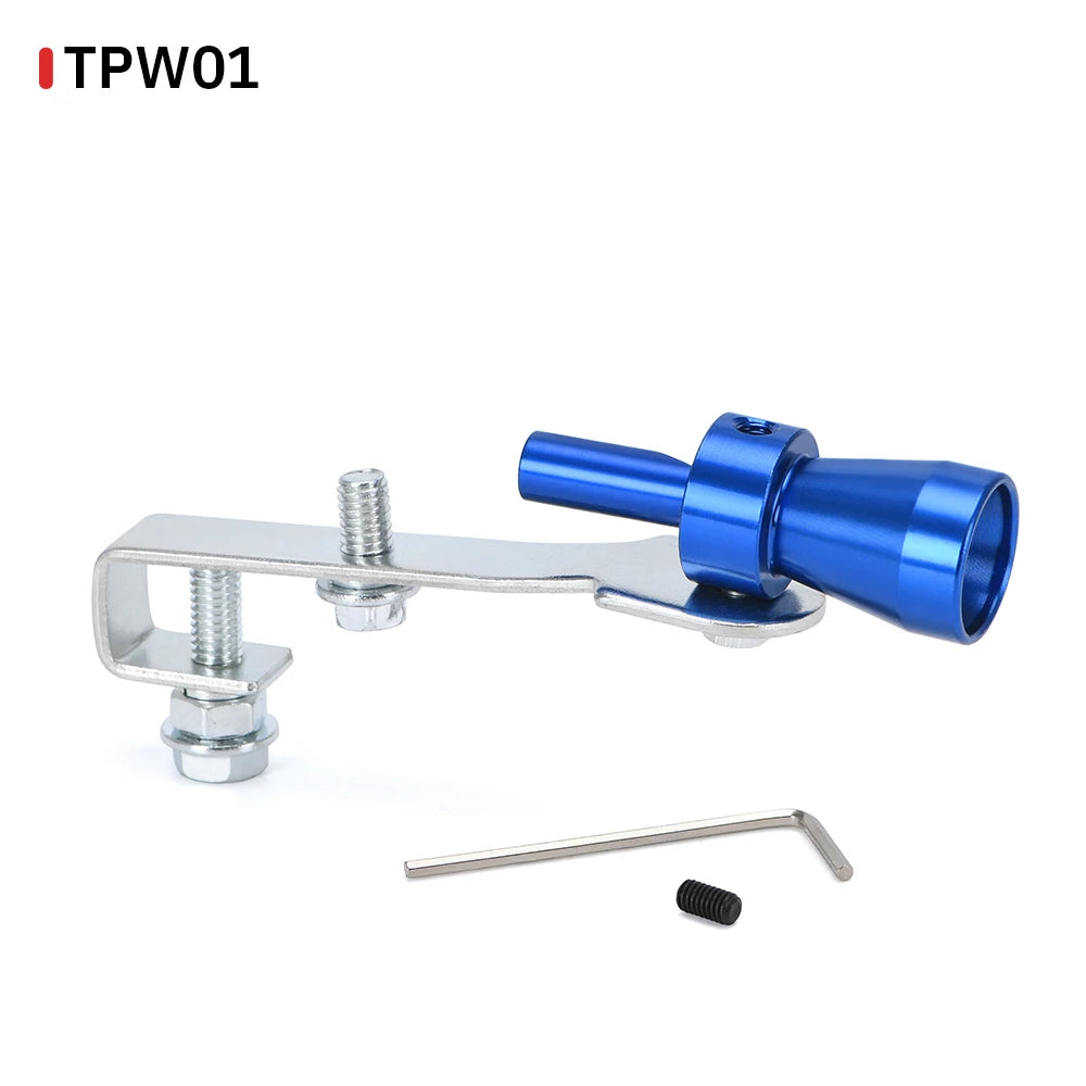 S/M/L/XL Vehicle Refit Device Exhaust Pipe Turbo Sound Whistle Car Turbmuffler Universal Sound Simulator Car Turbo Sound Whistle