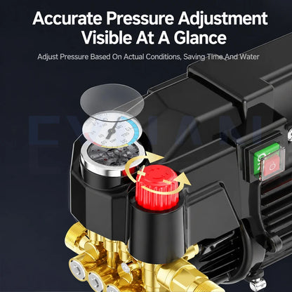 High Power 4800W Home Car Wash Machine,High Pressure 220V Small Portable Cleaning Machine,Car Washer,Water Gun Water Pump