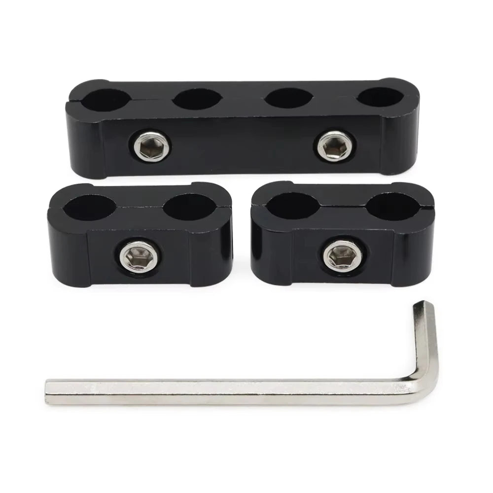 3pcs Car Spark Plug Electrical Wire Clamp Kit For 8mm 9mm 10mm Purple Black Red Golden Silver Blue Green