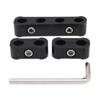 3pcs Car Spark Plug Electrical Wire Clamp Kit For 8mm 9mm 10mm Purple Black Red Golden Silver Blue Green