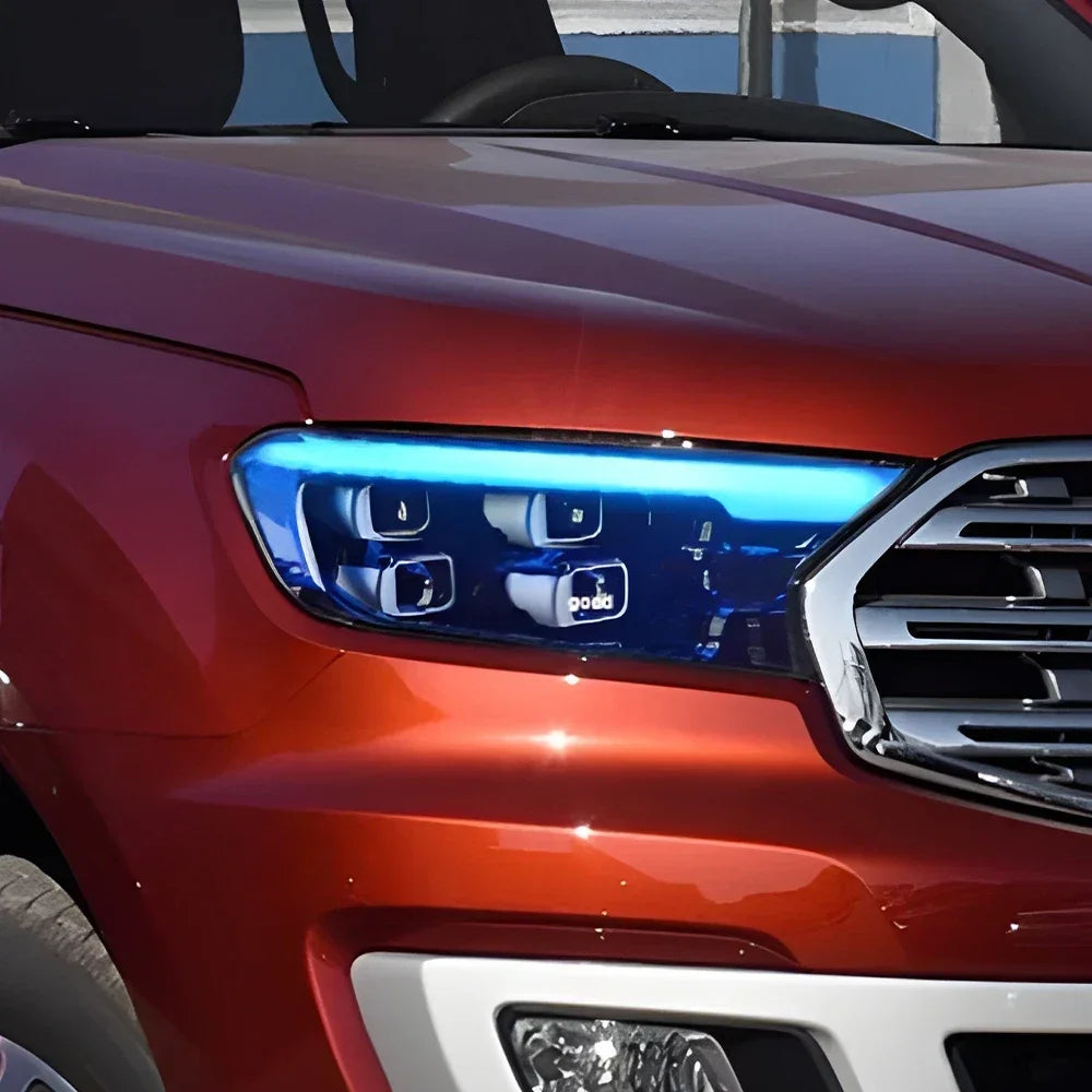 For Ford Ranger 2016-2020 LED Auto Headlights Assembly Upgrade Dynamic DRL 4 Projector Lens Tool Car Front Lamps Accessories