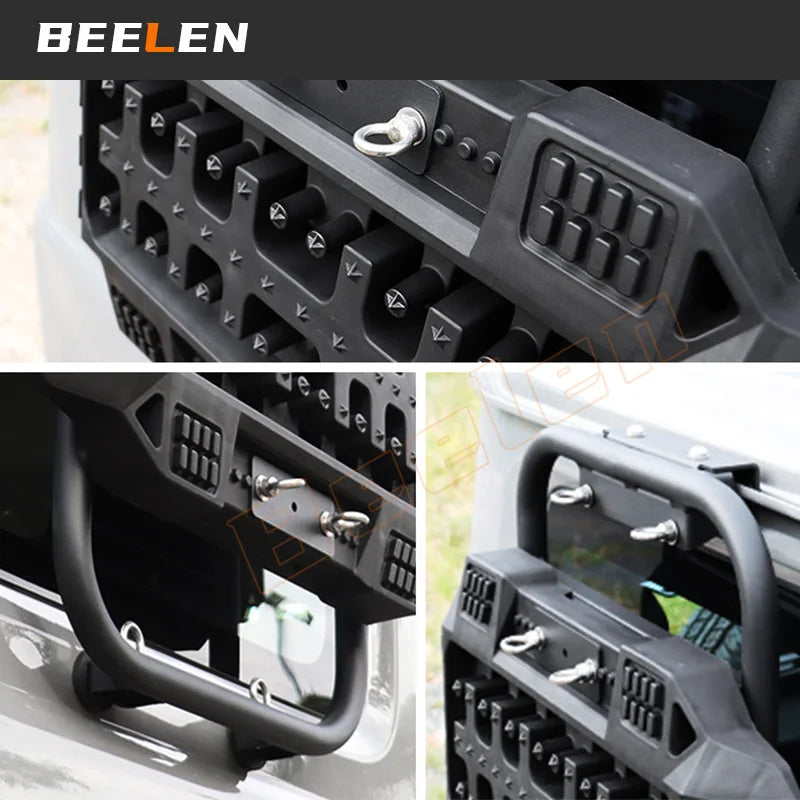 Off-Road Recovery Traction Boards + Window Ladder Brackets For Suzuki Jimny JB64 JB74W 2019-2023 Mud Sand Self Rescue Anti-Skid