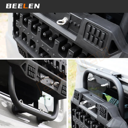 Off-Road Recovery Traction Boards + Window Ladder Brackets For Suzuki Jimny JB64 JB74W 2019-2023 Mud Sand Self Rescue Anti-Skid