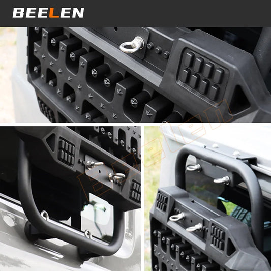 Off-Road Recovery Traction Boards + Window Ladder Brackets For Suzuki Jimny JB64 JB74W 2019-2023 Mud Sand Self Rescue Anti-Skid