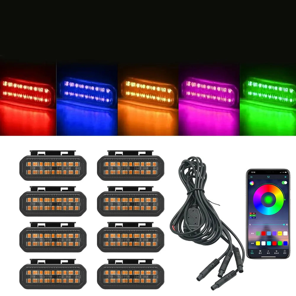 FOR FORD RANGER LED Car Lights Front Grille LED Light Safety Warning Light Harness Car Accessories LED Signal Lamps