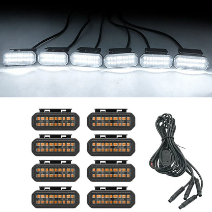 FOR FORD RANGER LED Car Lights Front Grille LED Light Safety Warning Light Harness Car Accessories LED Signal Lamps